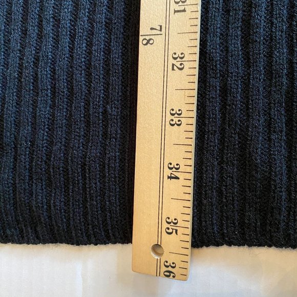 Extra Touch Womens Vtg. Black Acrylic Sweater Size 3X Dark Academia Goth Witchy - Picture 7 of 10